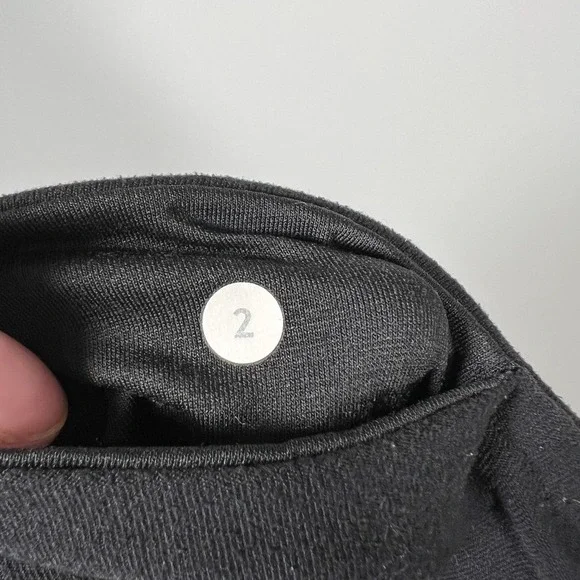 Vintage Lululemon Athletica Yoga Black Flare Pants Size 2 - Picture 4 of 5